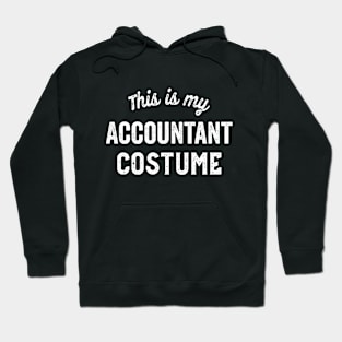 Funny Accountant Lazy Halloween Costume Easy Accounting CPA Gift Hoodie